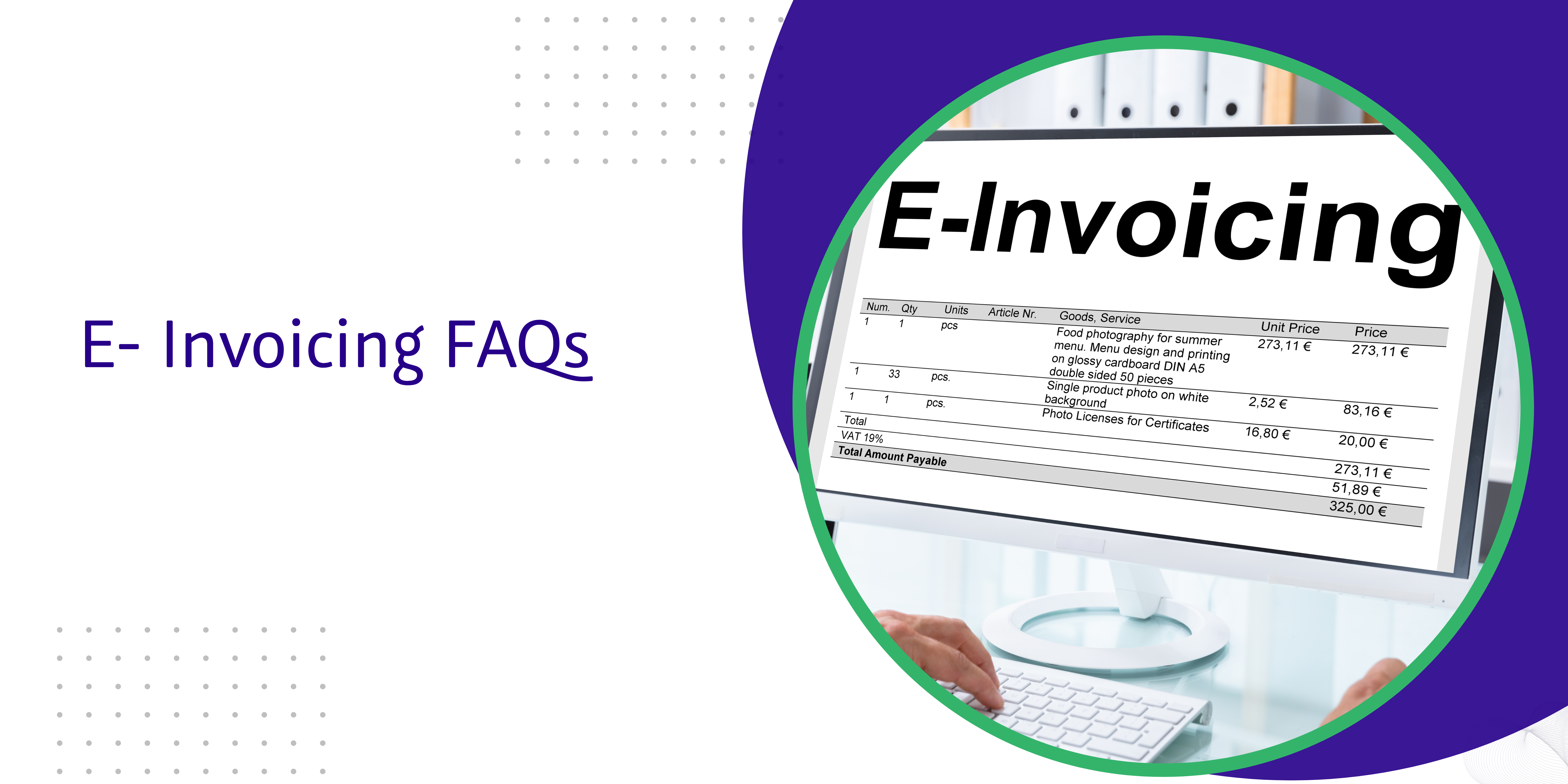 CaptainBiz: einvoicing faqs