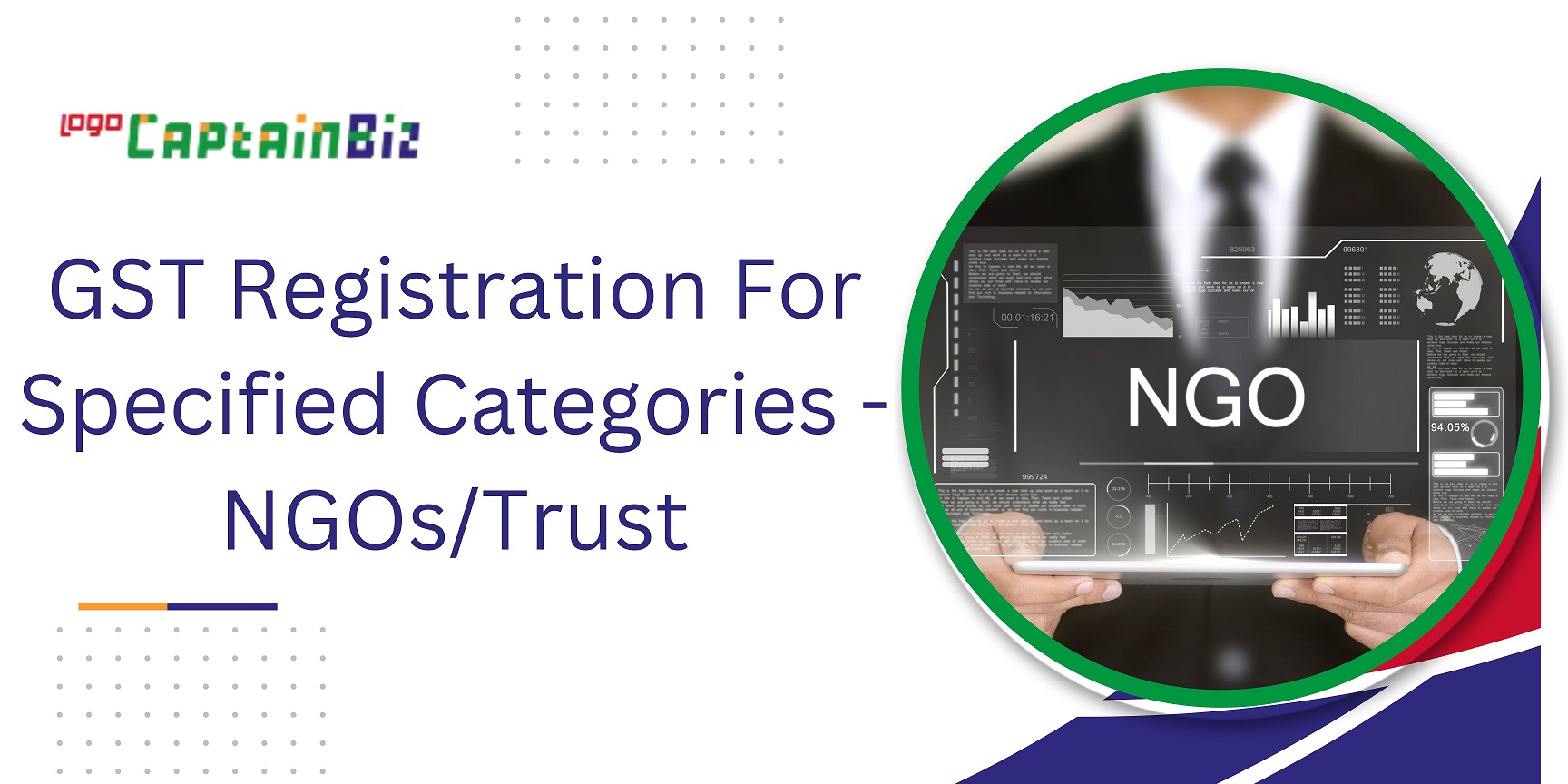 captainbiz gst registration for specified categories ngos trust