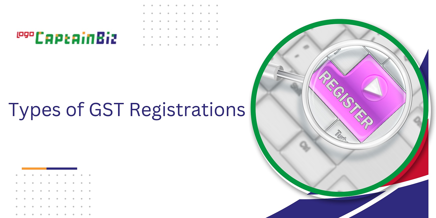 CaptainBiz: Types of GST Registrations