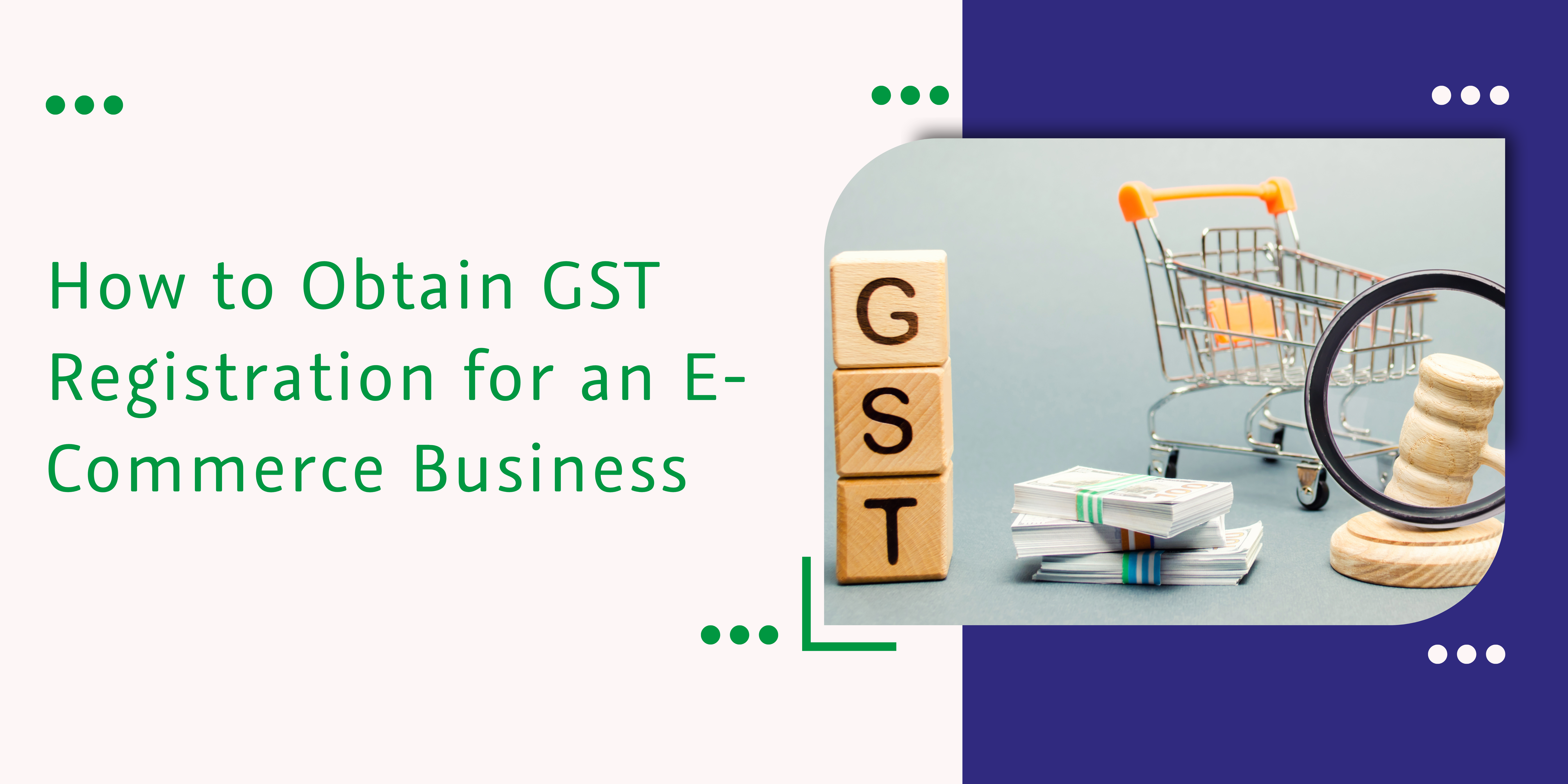 how to obtain gst registration for an e-commerce business