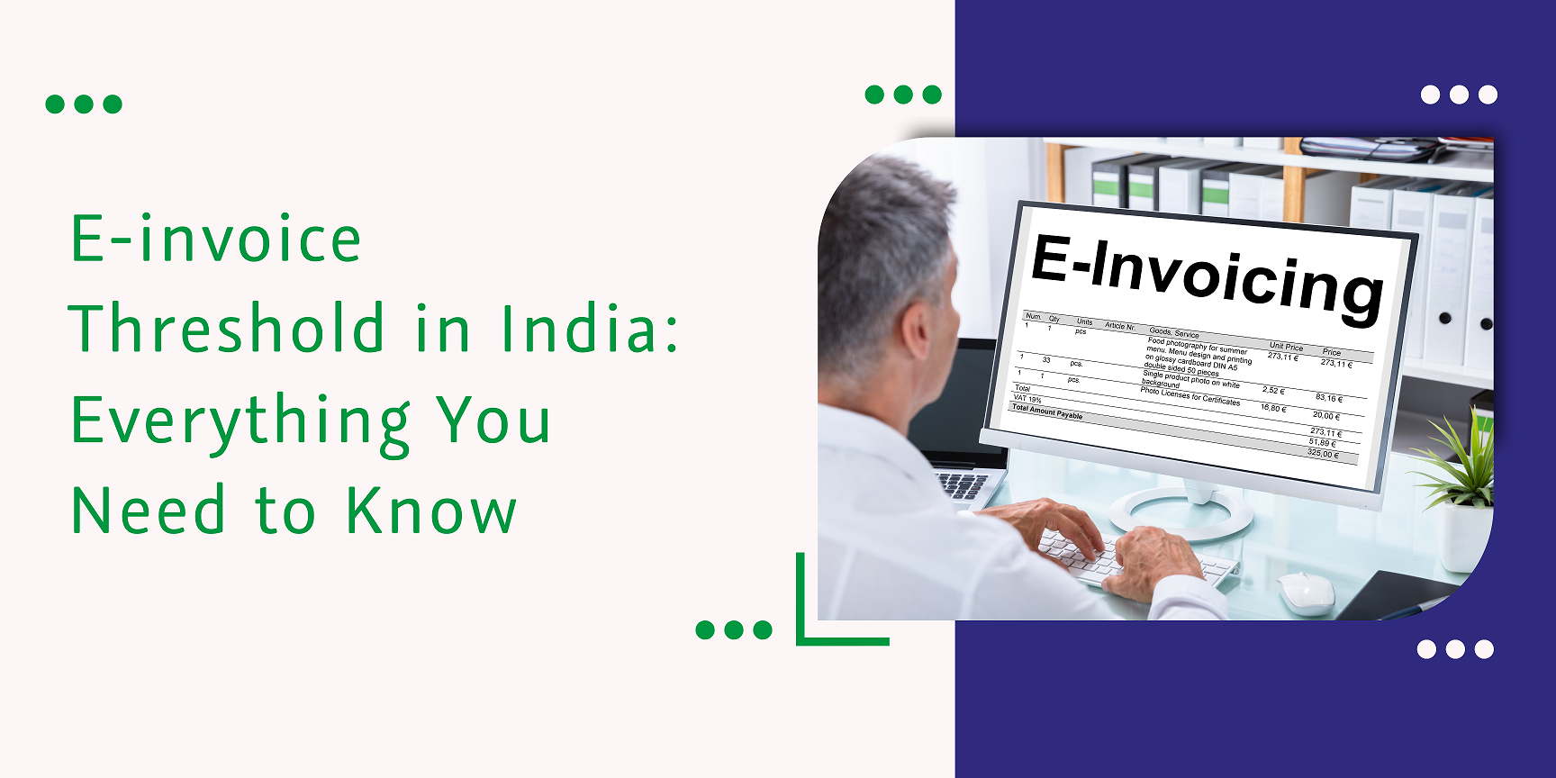 e-invoice threshold in india