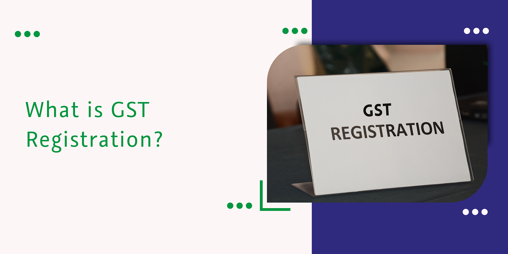 what is gst registration