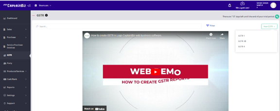 How to Create GSTR Report