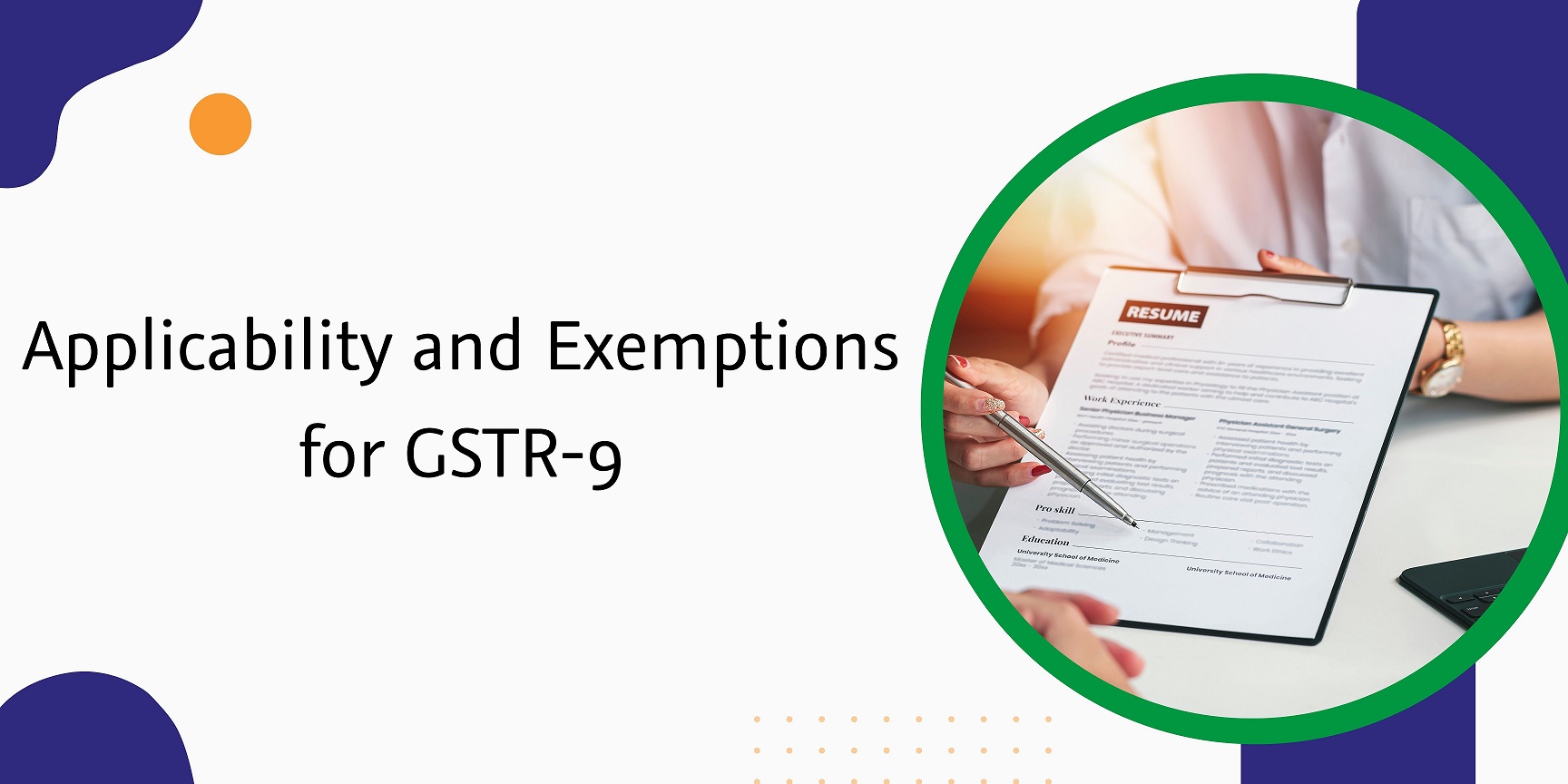 CaptainBiz: Applicability and exemptions for GSTR-9