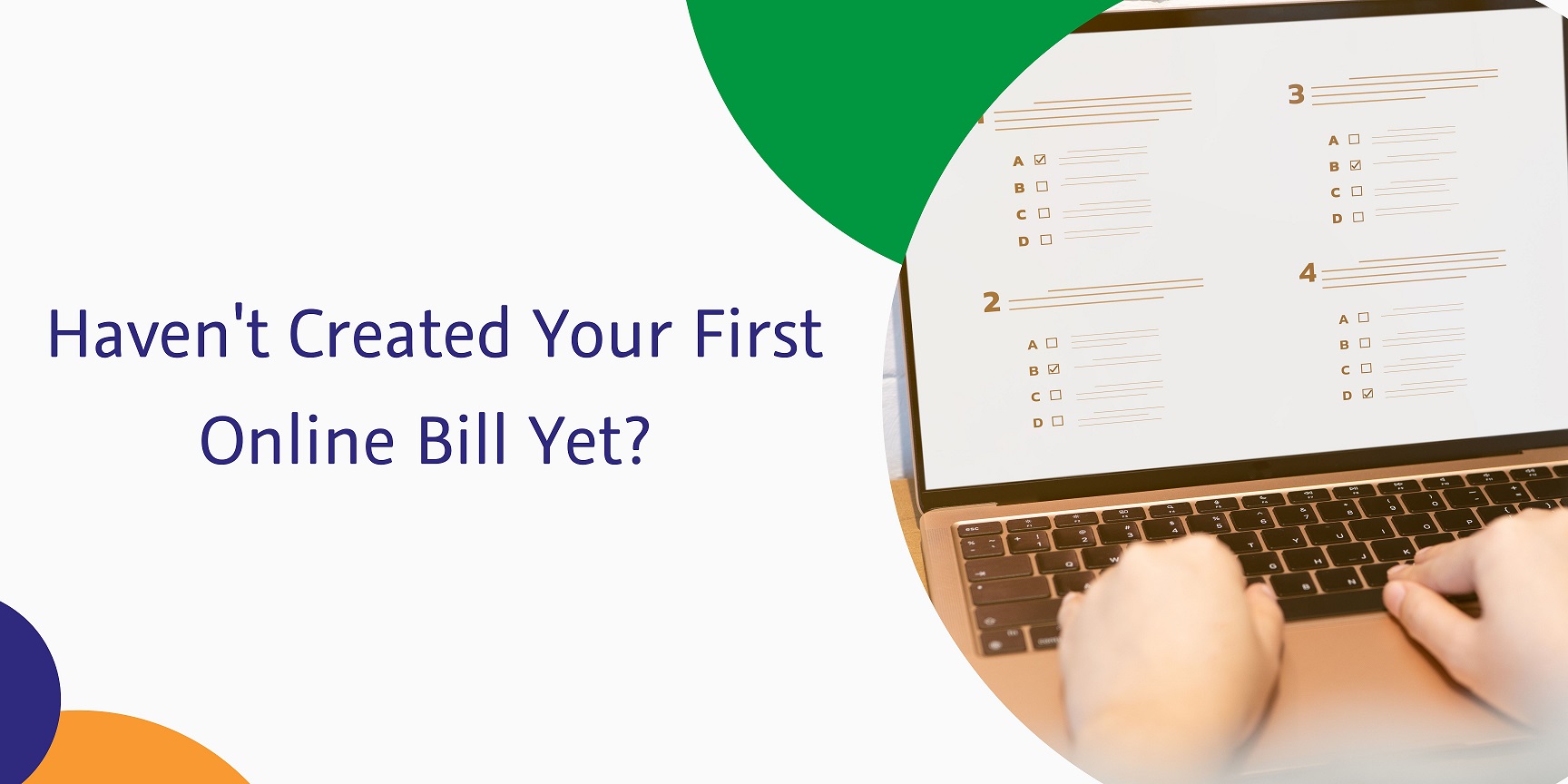 CaptainBiz: Havent Created Your First Online Bill Yet