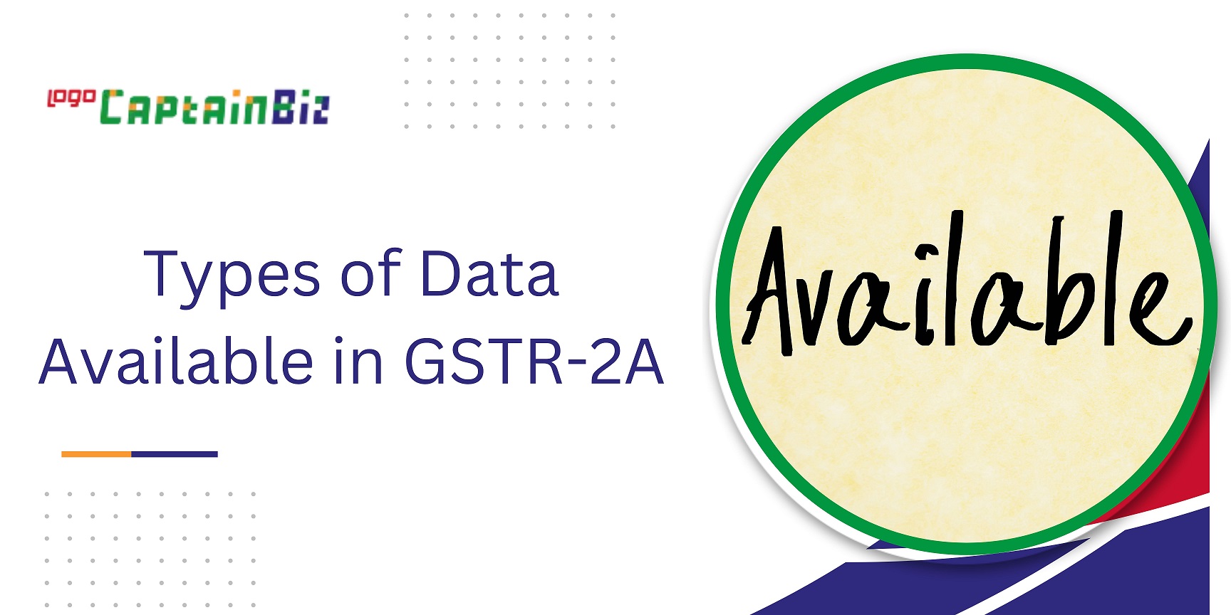 captainbiz types of data available in gstr a