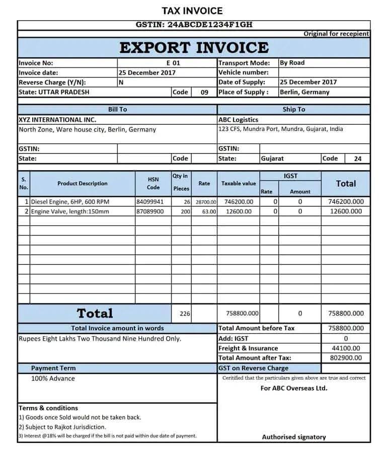 export-invoice