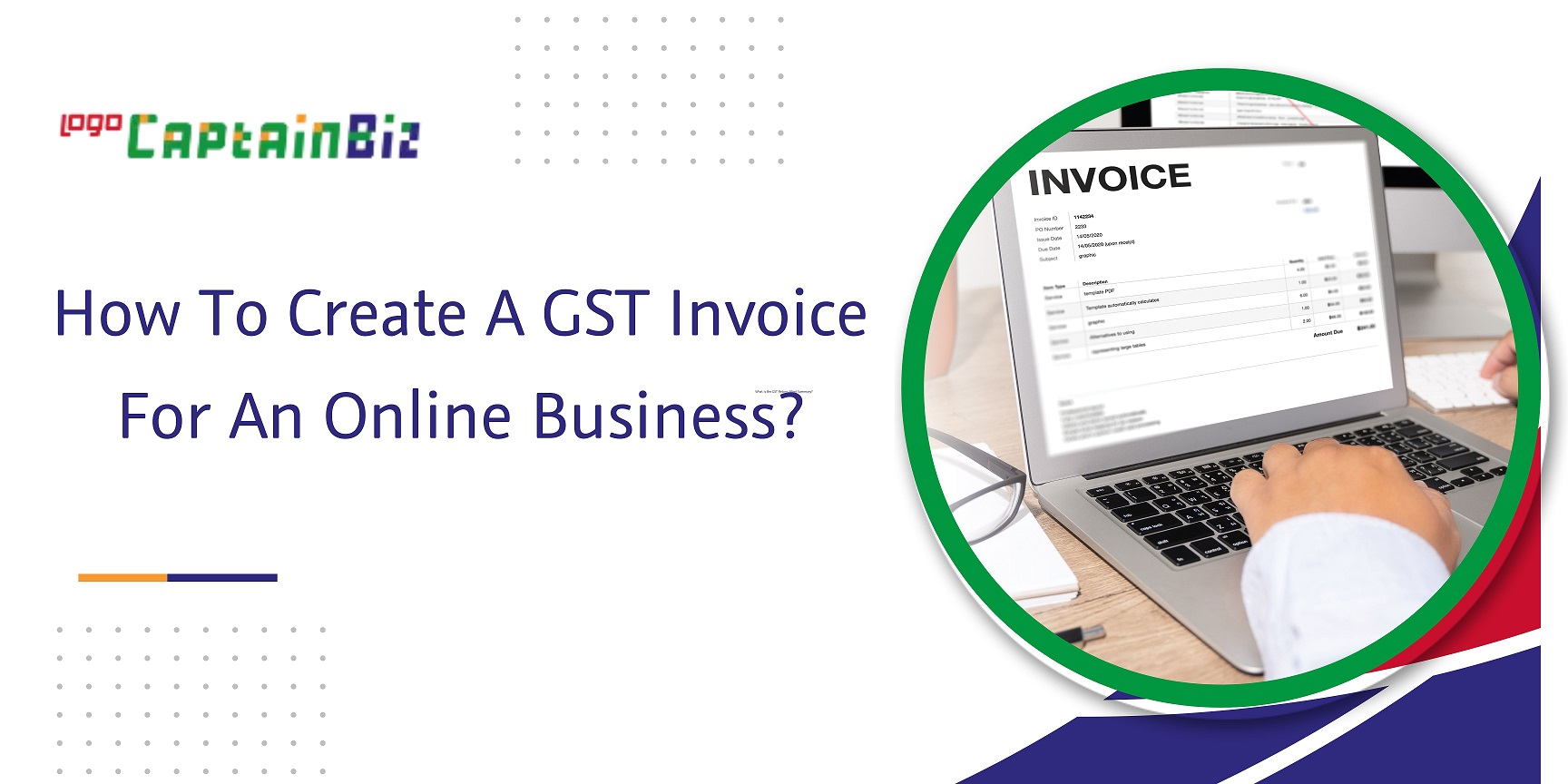 CaptainBiz: how to create a gst invoice for an online business