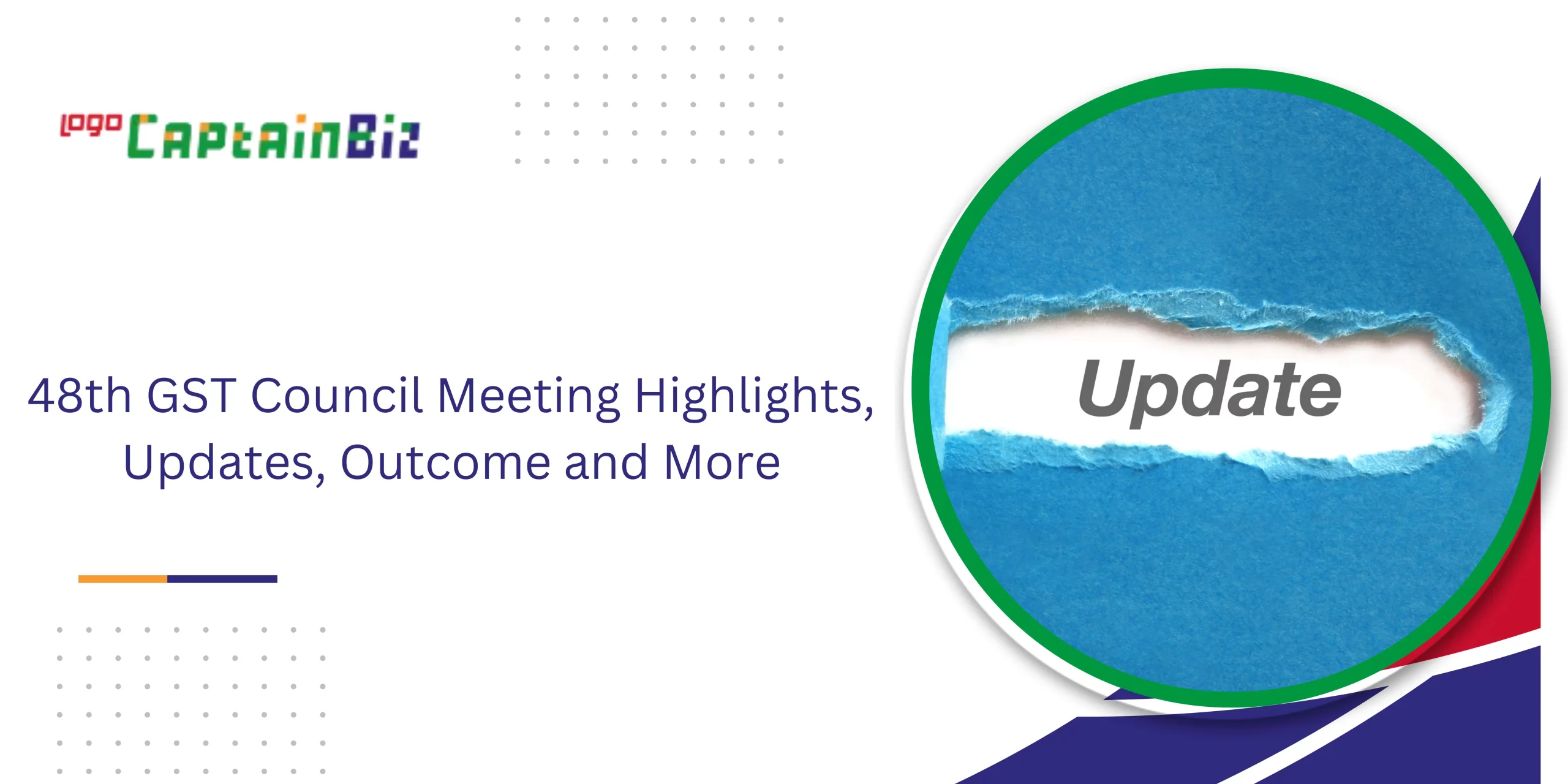 Read more about the article 48th GST Council Meeting Highlights, Updates, Outcome and More