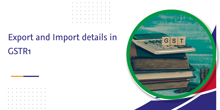export and import details in gstr1