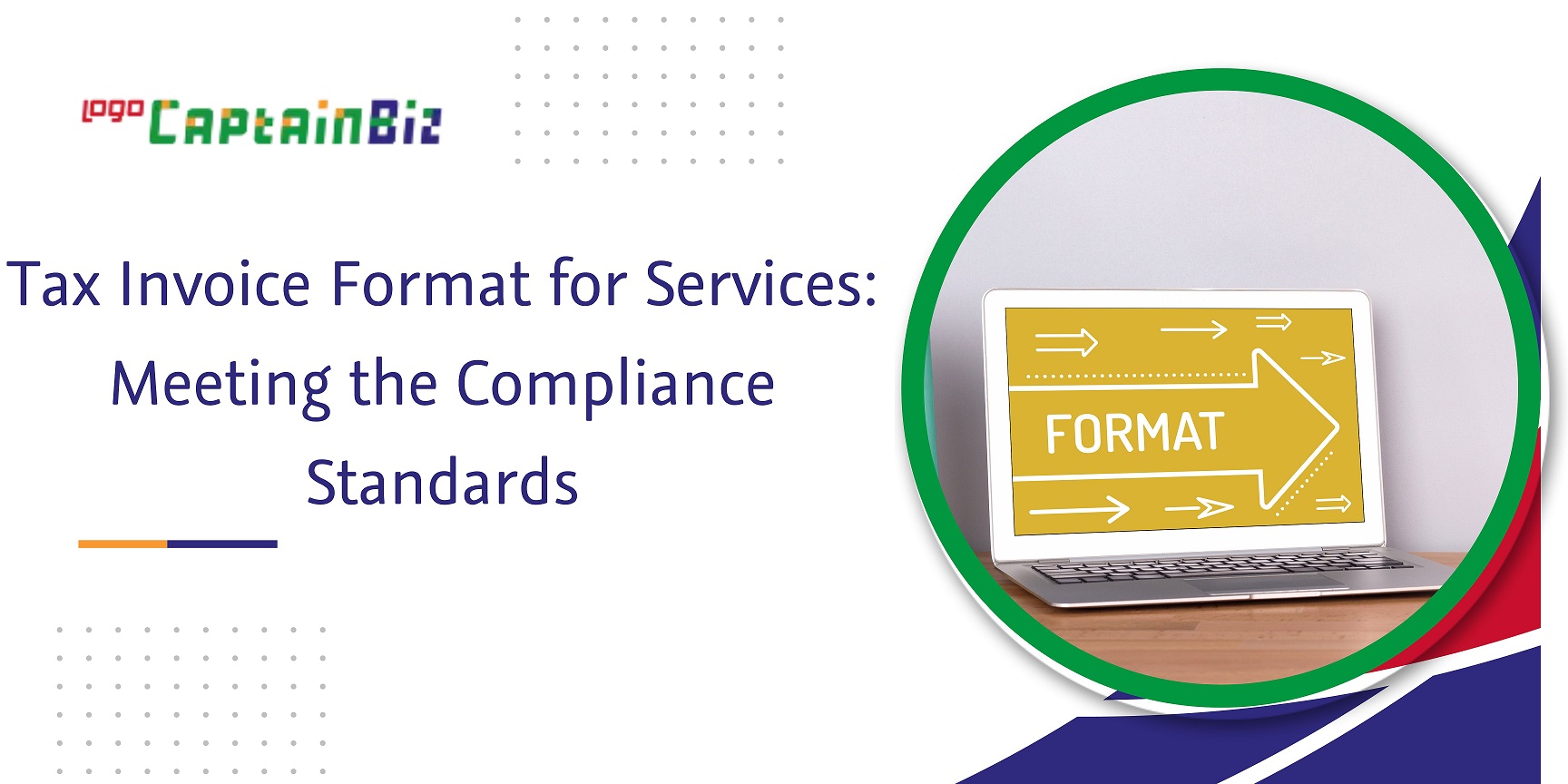 tax invoice format for services meeting the compliance standards