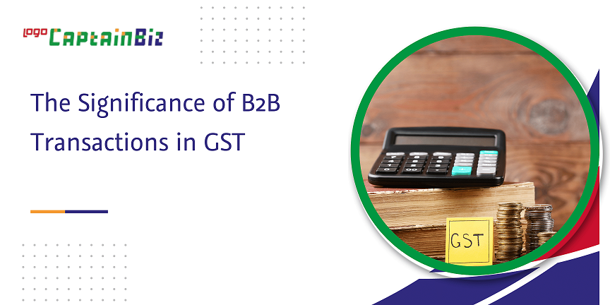 CaptainBiz: the significance of b2b transactions in gst