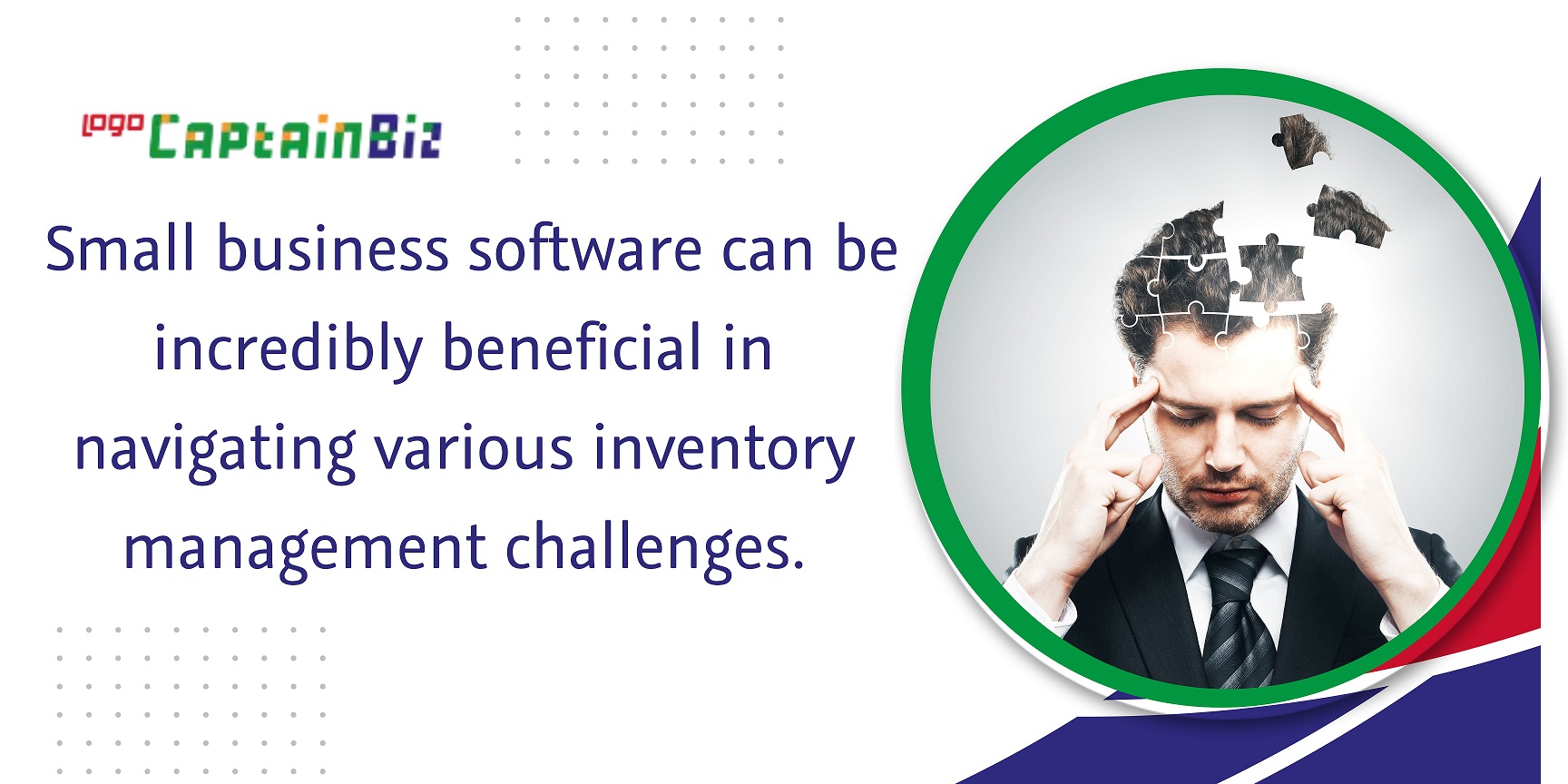 CaptainBiz: navigate these inventory management challenges using small business software