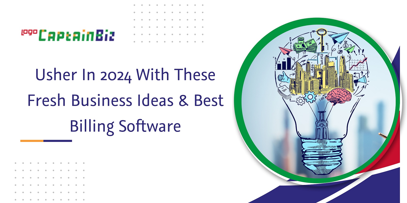 CaptainBiz: usher in 2024 with these fresh business ideas & best billing software