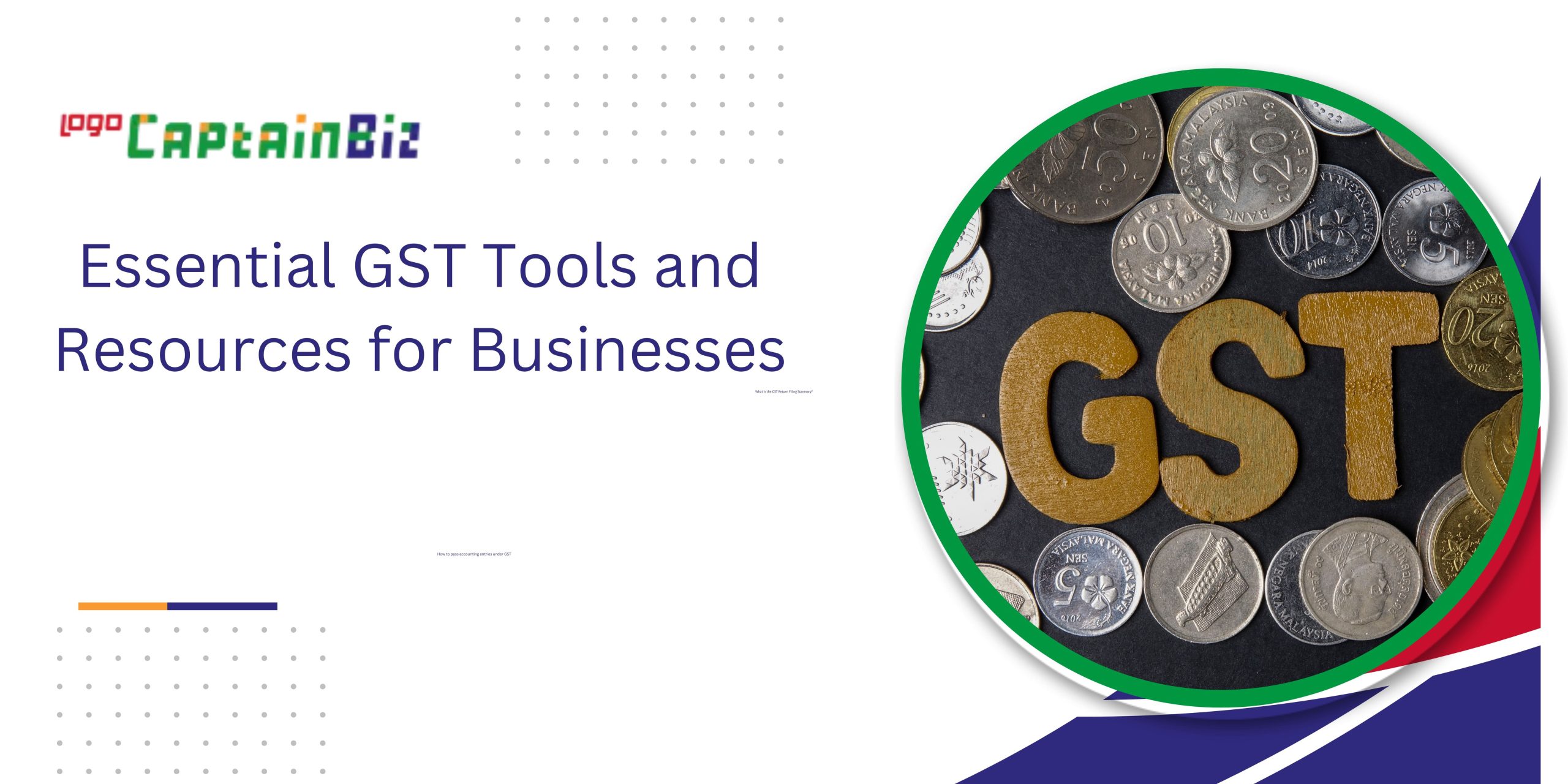 CaptainBiz: Essential GST Tools and Resources for Businesses