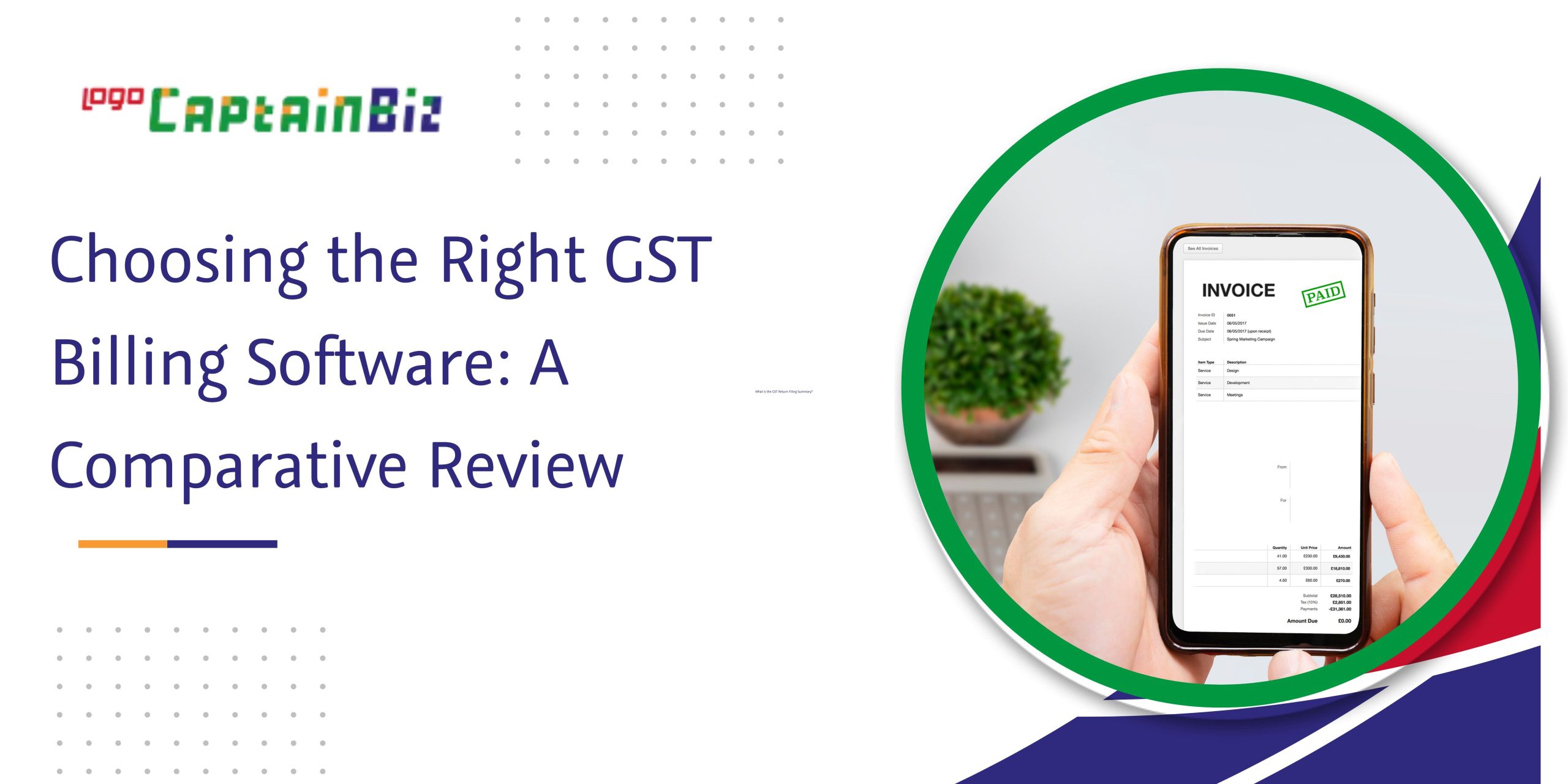 choosing the right gst billing software a comparative review