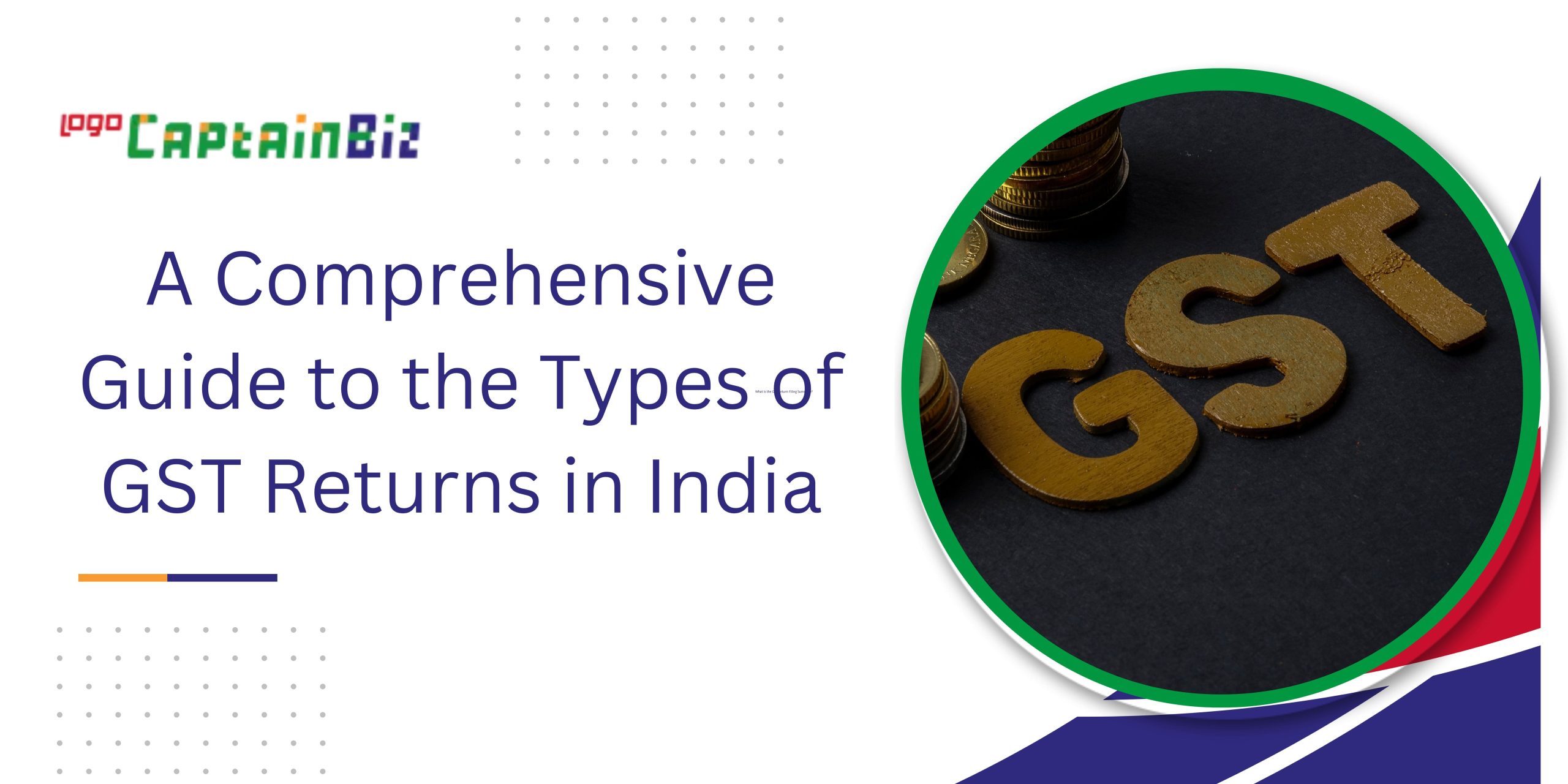 captainbiz a comprehensive guide to the types of gst returns in india