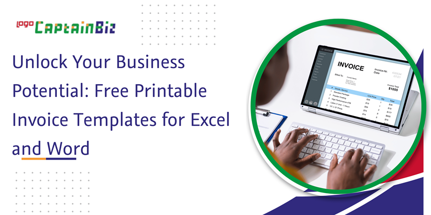 captainbiz free printable invoice templates for excel and word