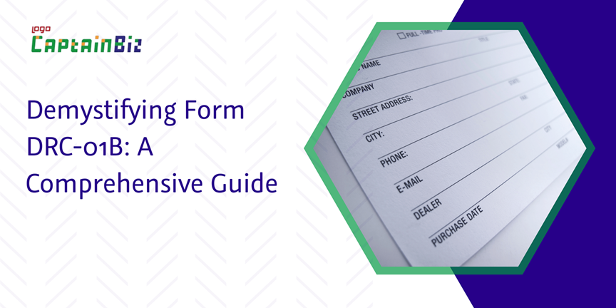 Read more about the article Demystifying Form DRC-01B: A Comprehensive Guide