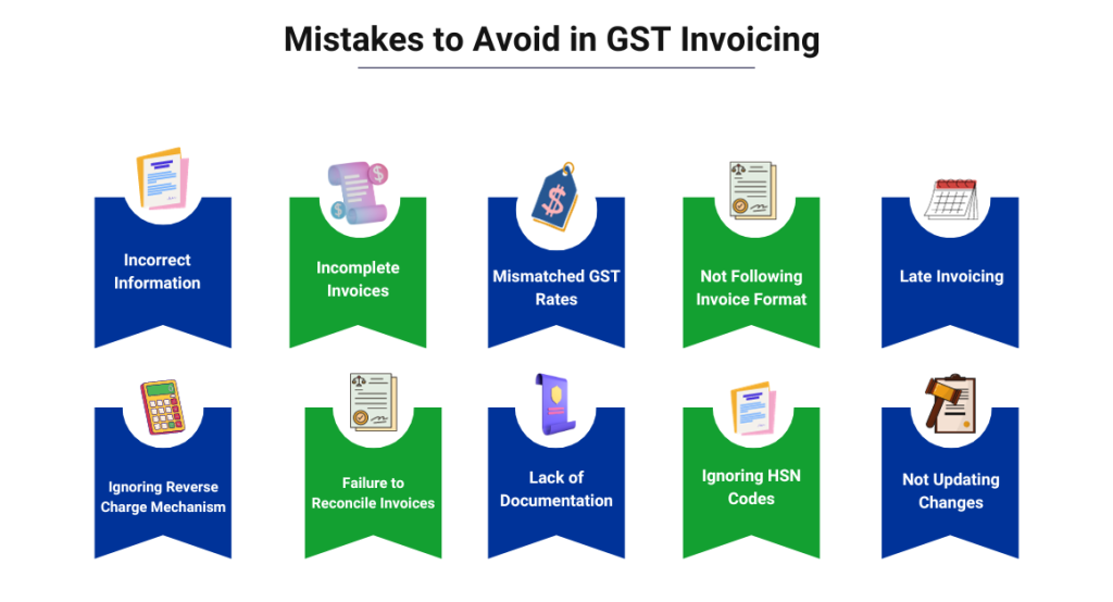 captainbiz mistakes to avoid in gst invoicing