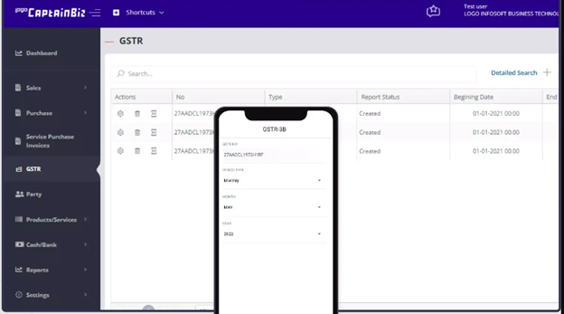 CaptainBiz: GSTR