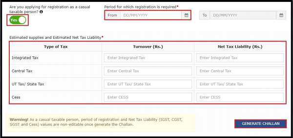 CaptainBiz: Registration Process for Casual Taxable Persons