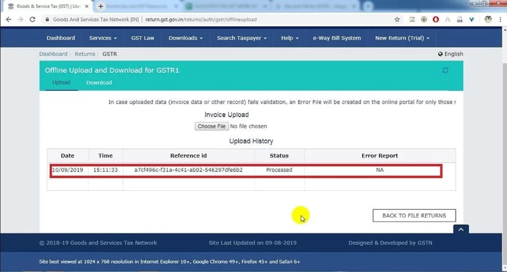 captainbiz gst return filing process