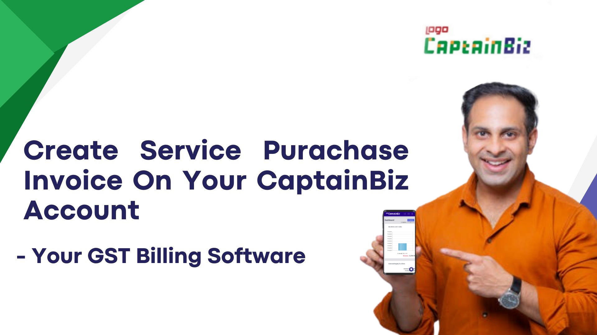 Adding Service Purchase Invoice To Your CaptainBiz Account